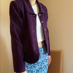 Royal purple blazer